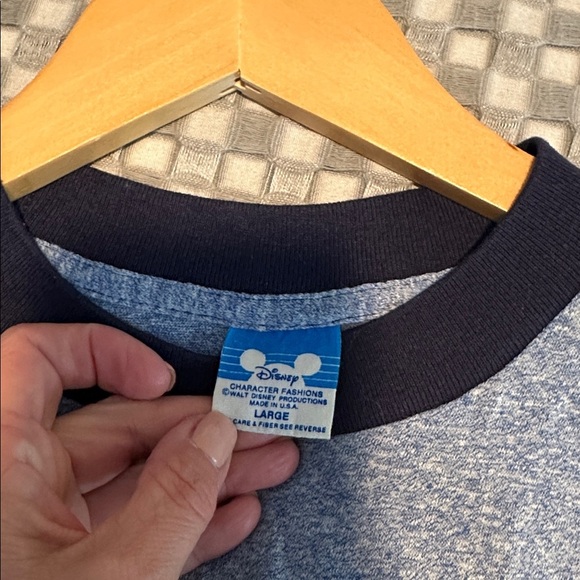 Vintage Disney Blue Mickey Mouse Tee - Picture 4 of 8
